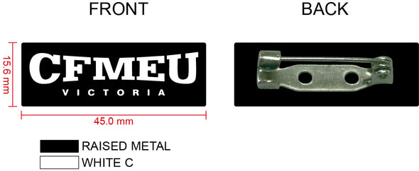 CFMEU SIGNATURE PIN