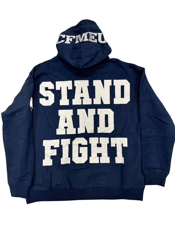 Stand & Fight 2024 Hoodie - Blue - NoWear Supply