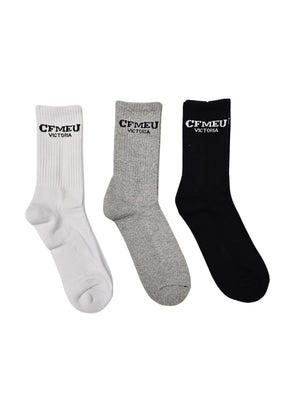 Signature Logo Socks (3 Pack) - NoWear Supply