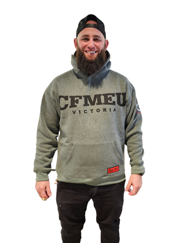 Stand & Fight Hoodie - Khaki (Geedup Supply)