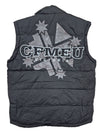 CFMEU Signature Puffer Vest - Black (Geedup Supply)