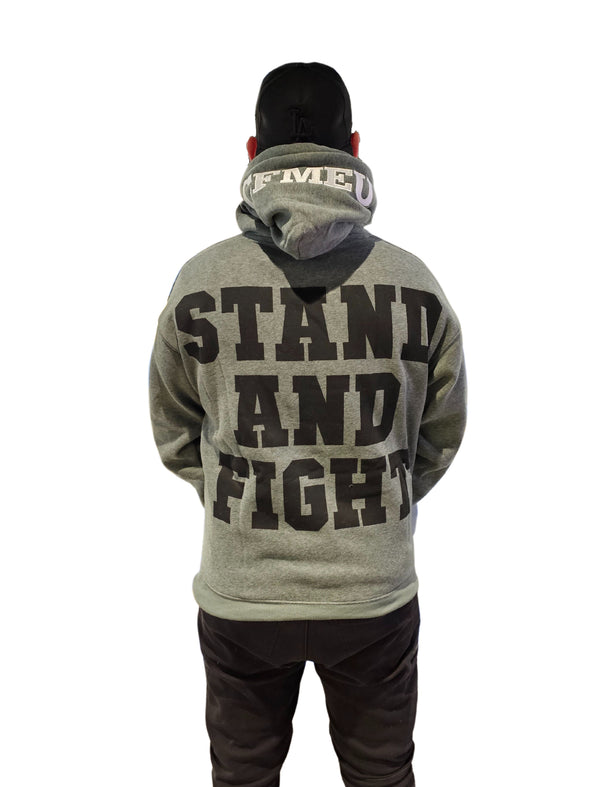 Stand & Fight Hoodie - Khaki (Geedup Supply)