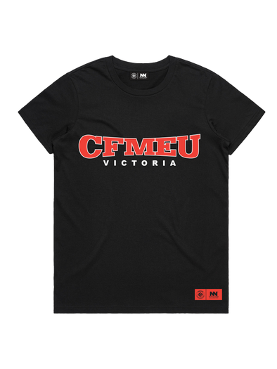 WOMEN'S CFMEU Red Logo Tee - NoWear Supply