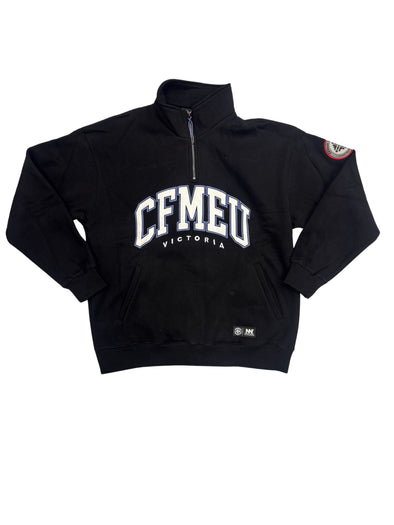CFMEU Blue Logo 1/4 Zip - NoWear Supply