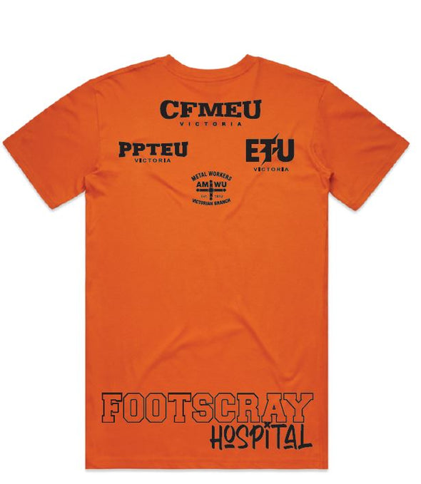 Pre Order - Footscray Hospital Tee HVO (Round 2)