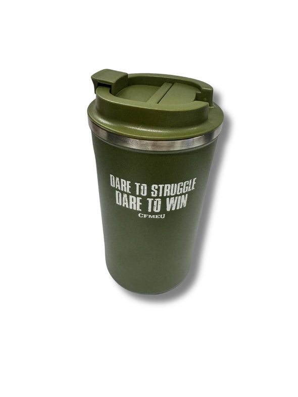 CFMEU Dare To Struggle Travel Mug - NoWear Supply