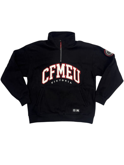 CFMEU Red Logo 1/4 Zip - NoWear Supply