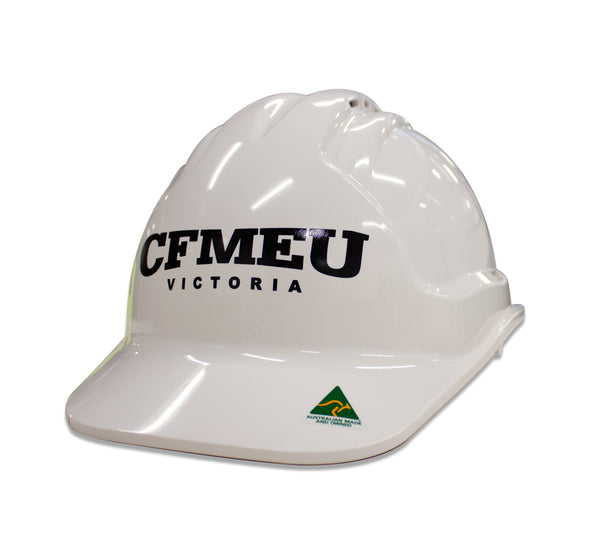 CFMEU HARD HAT - WHITE