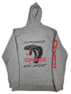 If Provoked Will Strike Cobra Hoodie - Grey
