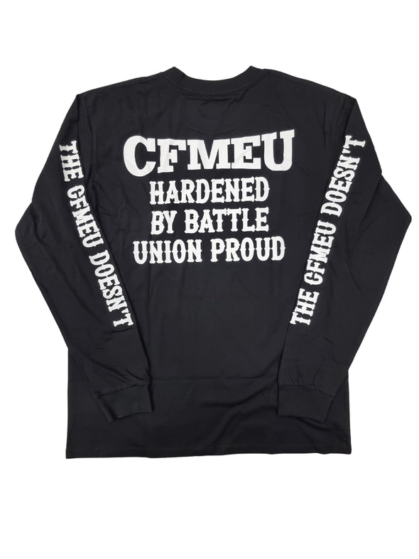 Hardened By Battle LS Tee - Black (Geedup Supply)